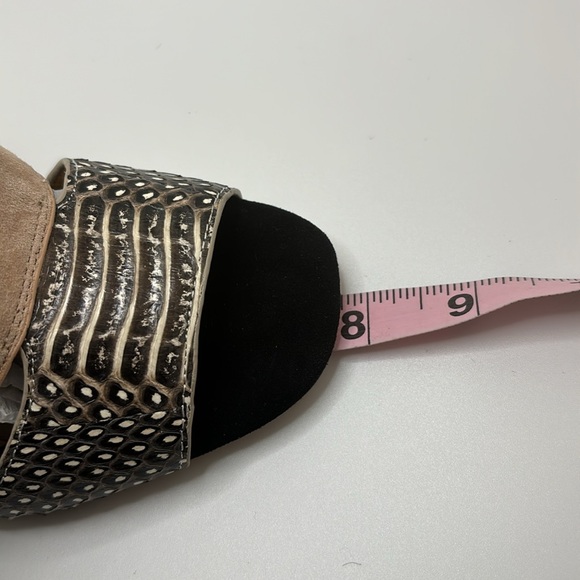 COACH Minetta Land Snake/Suede Heels NIB size 6 - Picture 13 of 13